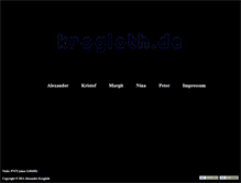 Tablet Screenshot of krogloth.de